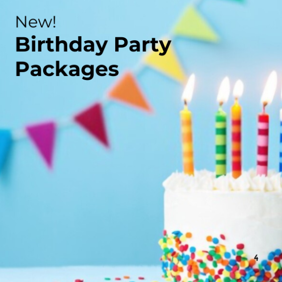 New! Birthday Party packages