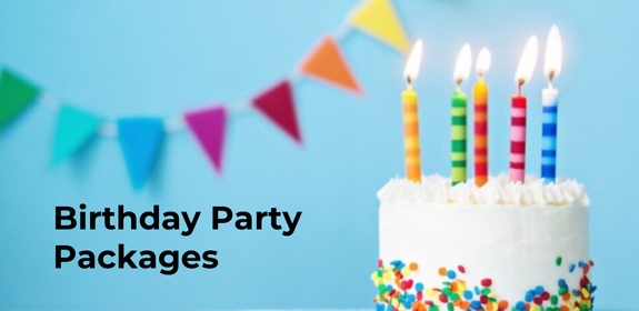 New! Birthday Party packages.